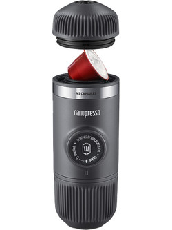 Wacaco NanoPresso + Ns Adapter Μπρίκι Espresso Μαύρο