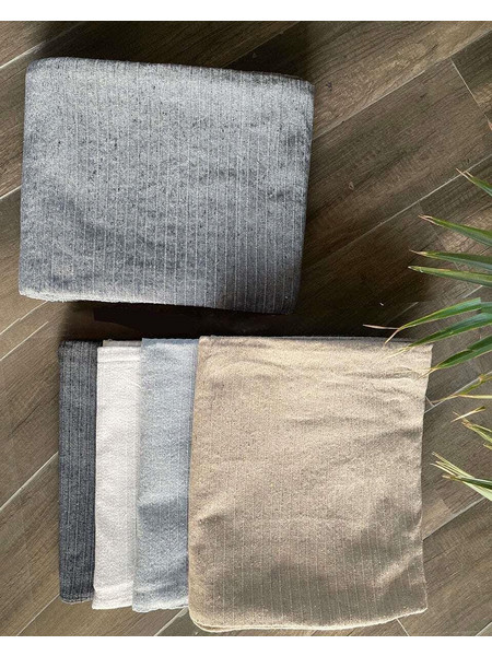 Pennie Nairi Ριχτάρι Τριθέσιου Καναπέ 240x280cm Μαύρο 710440-12 ref10270054