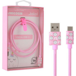 I-Total Καλώδιο Φόρτισης XL2726 Unicorn USB-USB C
