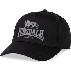 Lonsdale Ανδρικό Καπέλο Jockey Υφασμάτινο Μαύρο 114964