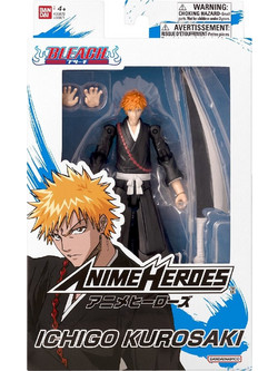 Bandai Anime Heroes Bleach Kurosaki Ichigo 16cm