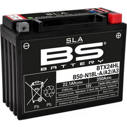 BS Μπαταρία Μοτοσυκλέτας BTX24HL 350A 22.1Ah