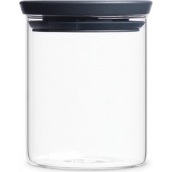 Brabantia Δοχείο Κουζίνας Γυάλινο 0,6 Lt I Dark Grey