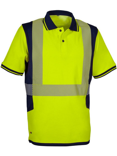 Cofra Tilcara yellow Μπλουζάκι Polo Ανακλαστικό Εργασίας Αντηλιακό (UPF 40+)