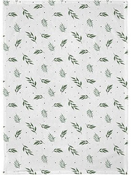 Πετσέτα από 100% βιολογικό βάμβακι Chic Mic Elegant leaves