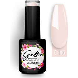 Gellie UV Led Soak Off E 186 Ημιμόνιμο Βερνίκι Νυχιών 10ml