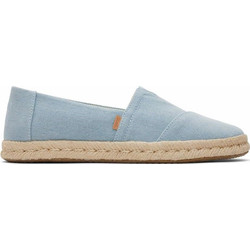 TOMS 10020704 ALPARGATA RPE 2.0 PASTEL BLUE WASHED DENIM WOMEN SHOES