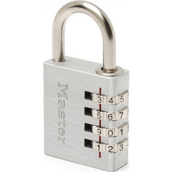 Master Lock Combination Lock 40mm aluminium housing 7640EURD