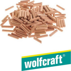 Ξύλινες Καβίλιες 6x30mm 50 Τεμάχια Wolfcraft 2906000