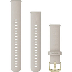 Garmin Quick Release 18mm Λουράκι Σιλικόνης Light Sand / Gold