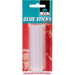 Bison Ράβδοι Σιλικόνης Glue Sticks Hobby O7mm Διάφανες 12τμχ