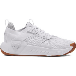 Under Armour Project Rock 6 Ανδρικά Αθλητικά Παπούτσια Λευκά 3026534-100