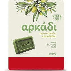 Αρκάδι Πράσινο Σαπούνι 4x150gr