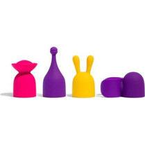 Platanomelon Mini Diva 4 Vibrator Covers Σετ 4 Υποαλλεργικών Καλυμμάτων από Σιλικόνη, 1σετ
