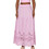 Only Roxanne Υφασμάτινη Μάξι Φούστα 15319141 Pink