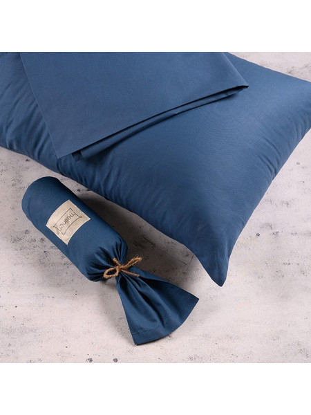 Melinen Σετ Σεντόνια Μονά με Λάστιχο 100x200+32 Urban Line Blue