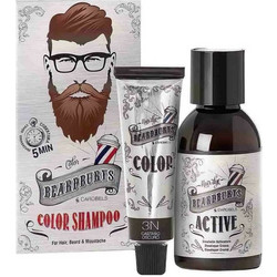 Beardburys Semi-permanent Σκούρο Καστανό Ανδρική Ημιμόνιμη Βαφή Μαλλιών 75ml
