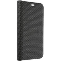 Θήκη κινητού Forcell Luna Book Carbon for iPhone XR Black