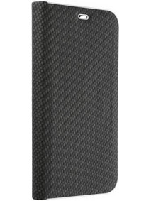 Θήκη κινητού Forcell Luna Book Carbon for iPhone XR Black