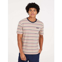 Protest Men΄s PRTARTHUR Striped Cotton T-shirt - BambooBeige - Loose fit