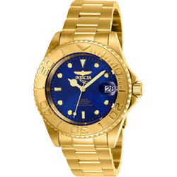 Invicta Pro Diver Ανδρικό Ρολόι Αυτόματο με Χρυσό Μεταλλικό Μπρασελέ 26997