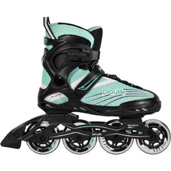 Playlife Flyte Teal 84 Inline Rollers Ενηλίκων Μαύρα Τιρκουάζ 19.880268