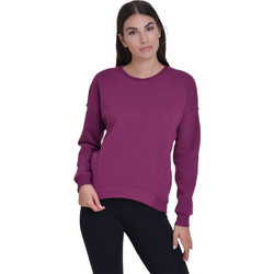 Target Crewneck Asymetric Fleece Γυναικείο Αθλητικό Φούτερ Μωβ W24/64006-03