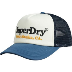 Superdry Ανδρικό Καπέλο Jockey με Δίχτυ Snapback Υφασμάτινο Navy Μπλε Y9011009A-9HM