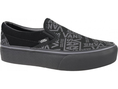 Vans 66 Classic Πάνινα Γυναικεία Slip-On Μαύρα VN0A3JEZWW0