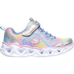 Skechers Rainbow Heart Lights Παιδικά Sneakers με Φωτάκια Πολύχρωμα 302308L-SMLT