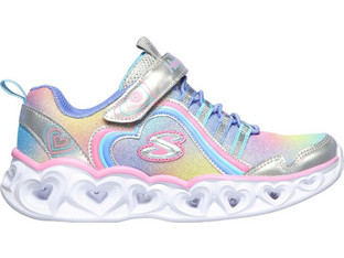 Skechers Rainbow Heart Lights Παιδικά Sneakers με Φωτάκια Πολύχρωμα 302308L-SMLT
