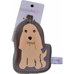 FOUFOU DOG ΠΕΡΙΛΑΙΜΙΟ ΤΑΥΤΟΤΗΤΑ ΠΕΡΙΛΑΙΜΙΟ ΓΑΤΑΣ 10CM ΚΑΦΕ