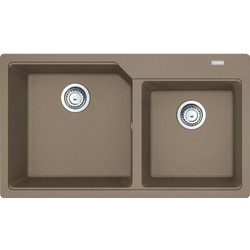 Franke Urban UBG 620-86 Oyster Ένθετος Νεροχύτης Γρανίτη 86x50cm