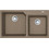 Franke Urban UBG 620-86 Oyster Ένθετος Νεροχύτης Γρανίτη 86x50cm