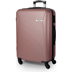 Cardinal 2009 Βαλίτσα Μεγάλη 70x47x25cm με 4 Ρόδες Ροζ Χρυσό