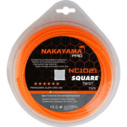 Nakayama Twist Square NC1021 Μεσινεζα Τετράγωνη 2.4mm x 15m