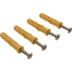 Σετ Βίδα με Πλαστικό Ούπα Φ8x40mm (50τμχ)
