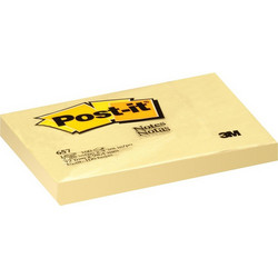 ΧΑΡΤΑΚΙΑ 3Μ 657 ΚΙΤΡΙΝΑ 76x102(100φ)