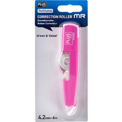 Διορθωτική Ταινία Plus MR 4.2mm x6m WH634 49-179 Ρόζ