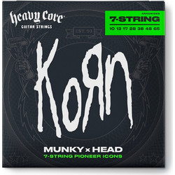Dunlop Heavy Core Korn KRHCN1065-7 Σετ 7 Χορδές Ηλεκτρικής Κιθάρας 10-65" Hard Tension