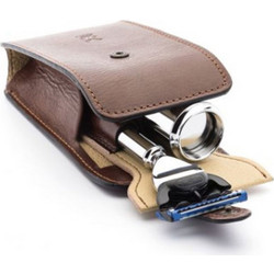 Muehle Travel Case Genuine Leather Brown RT 2