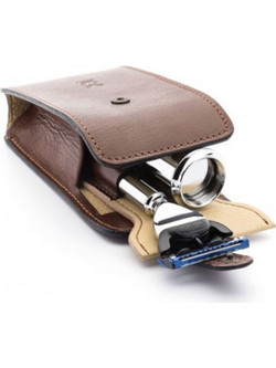 Muehle Travel Case Genuine Leather Brown RT 2