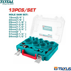 Σετ Ποτηροτρύπανα Μετάλλου HSS Bi-metal TOTAL - (TACSH0132)