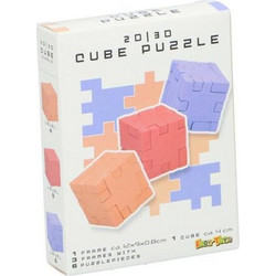 Eddy Toys Παιχνίδι παζλ Κύβος από Αφρό 2D/3D με 3 Τεμάχια, 12x9x0.8 cm, 25577 Σχέδιο 1 - Eddy Toys