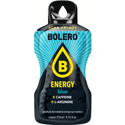 Bolero χυμός σκόνη (1 x 9 γρ.) Energy Blue - Ενεργειακό Ρόφημα (7 γρ. σε 250ml)