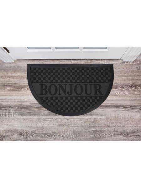 ΧΑΛΑΚΙ ΕΙΣΟΔΟΥ BONJOUR 45x75εκ. HALFMOON BLACK