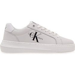 Calvin Klein Jeans Γυναικεία Sneakers Λευκά YW0YW00823-YBR