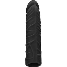 Shots RealRock Sleeve Κάλυμμα Επιμήκυνσης Πέους 17.5cm Μαύρο