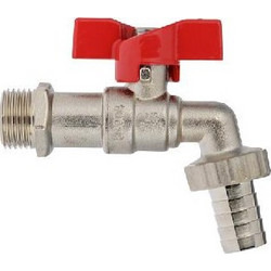 KRAUSMANN ΚΑΝΟΥΛΕΣ ΟΡΕΙΧ. ΜΑΣΙΦ ΧΕΡ. ΠΕΤΑΛΟΥΔΑ 1/2" SANITARY (SN70158)