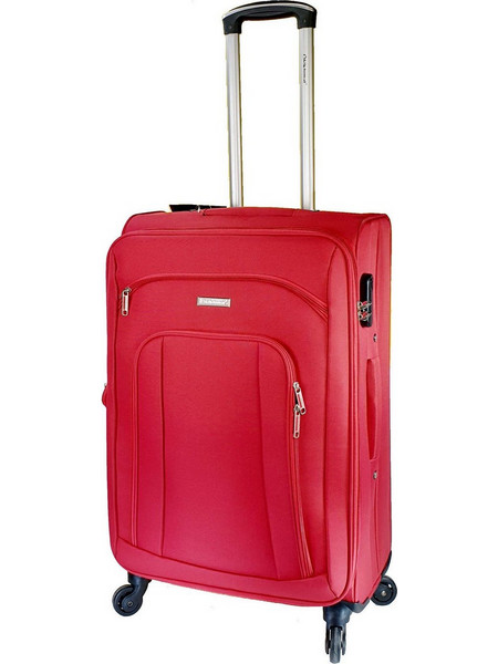 Diplomat ZC444 Βαλίτσα Μεσαία 67x42x29cm με 4 Ρόδες Κόκκινη